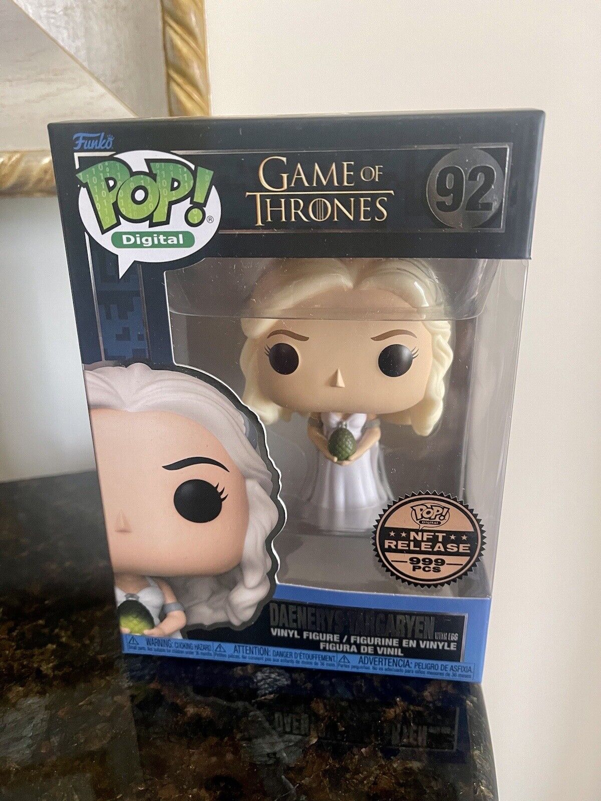 Daenerys Targaryen with Egg LE 999 Grail Funko Pop Digital Game of Thrones