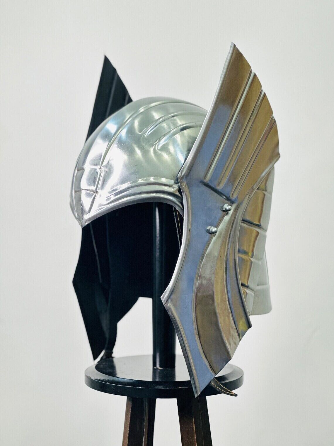 Medieval Avengers Thundergod Thor Helmet 18G Steel LARP SCA Cosplay helmet