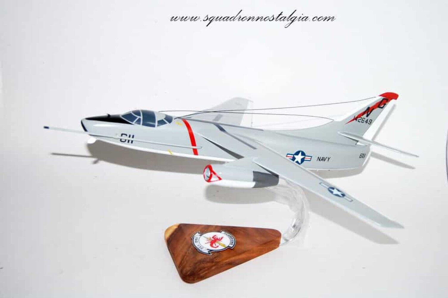 VAQ-132 Scorpions KA-3b A3D Skywarrior Model,, 1/50th Scale - (Clearance Sale)