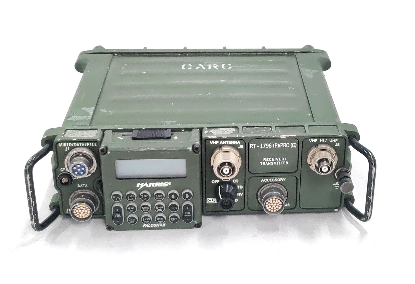 Harris Falcon 2 Radio Receiver/Transmitter w/ Display RT-1796 (P)(C)/U NO BOARDS