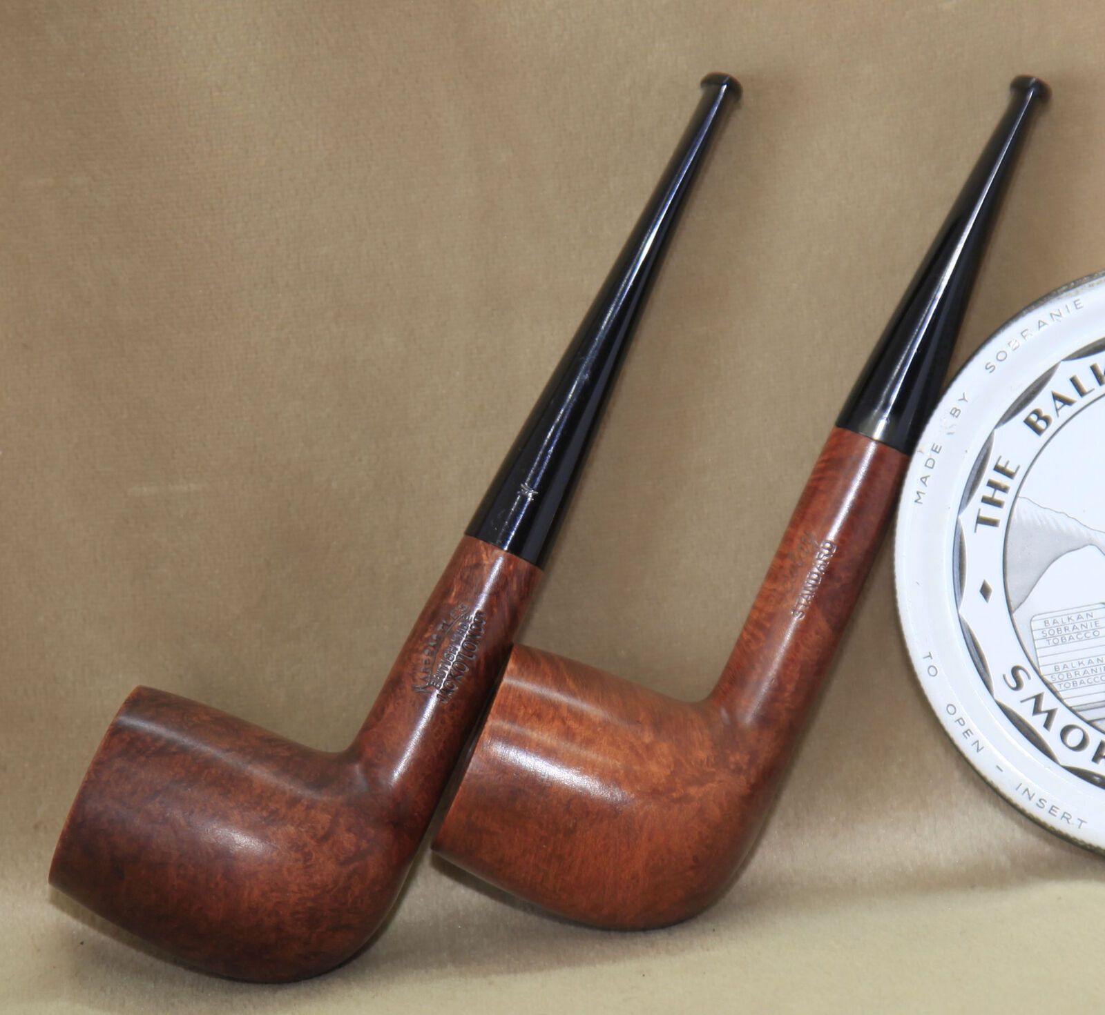 HARDCASTLE JACK O'LONDON (pre-Dunhill/pre-1967) + Bewlay (1950s) *N. MINT* Pipes