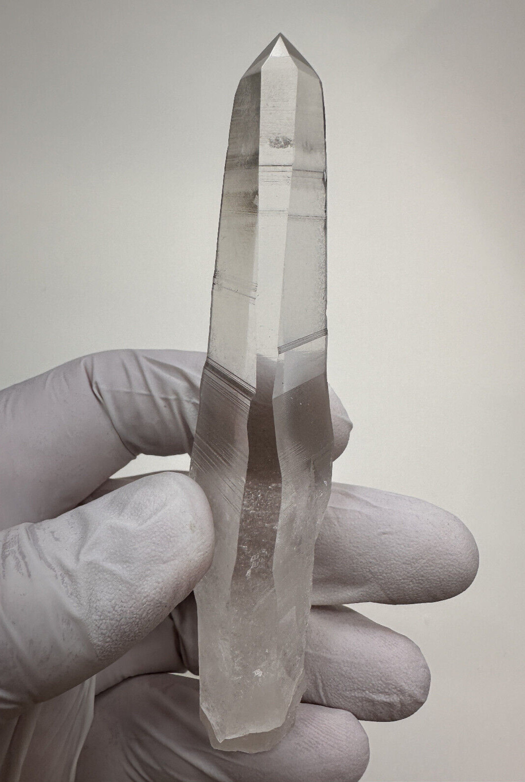 4 3/4\'\'__LARGE Optical Grade Lemurian Seed Quartz Crystal Point__Serra do Cabra