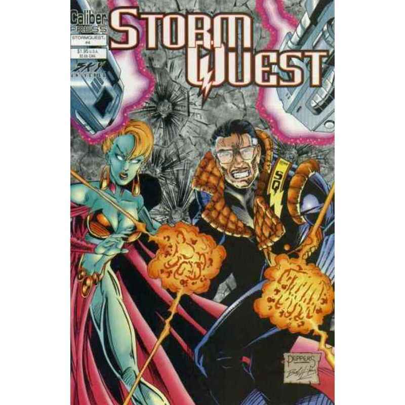Stormquest #4 in Near Mint condition. Caliber comics [r}