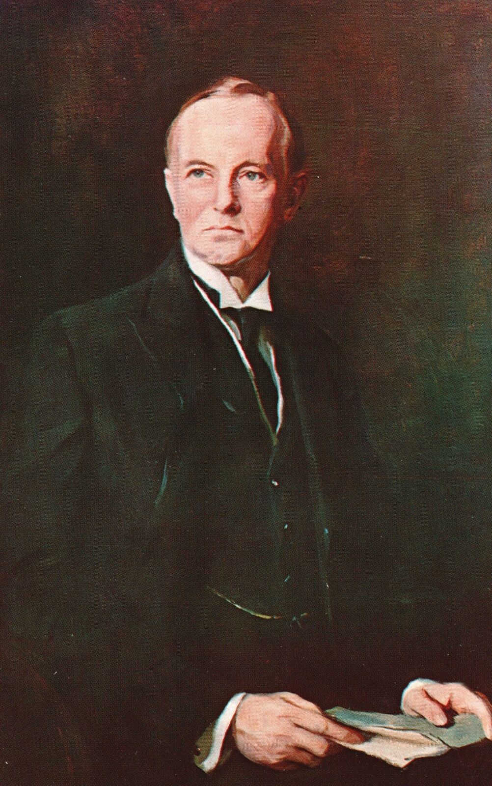 Vintage Postcard Portrait of Calvin Coolidge Thirtieth President of U.S. America