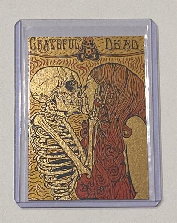 Grateful Dead Gold Plated Artist Signed “American Icons” Trading Card 1/1