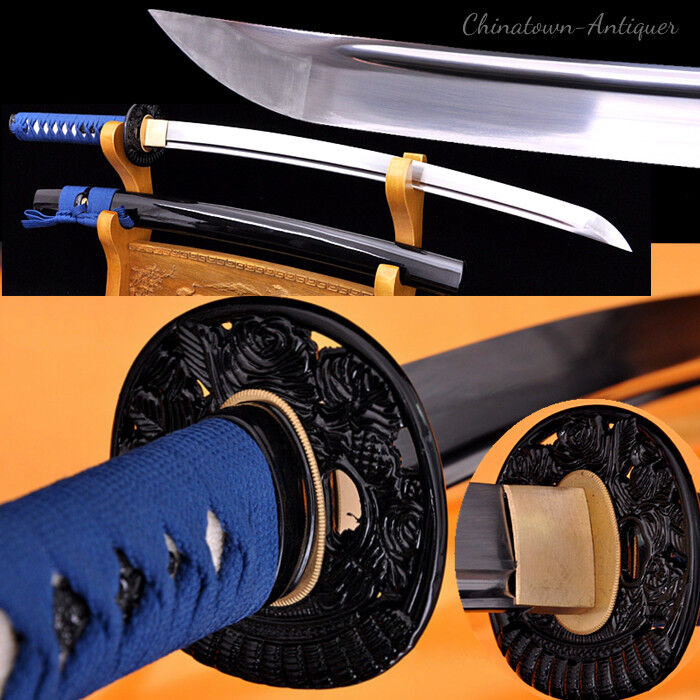 Wakizashi Katana Samurai Sword Hand Forged High Carbon Steel Sharp Blade #2574