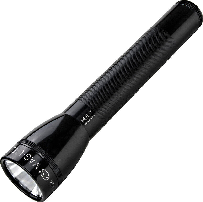 Mag-Lite ML25IT Xenon 3C Cell Batteries Black Aluminum Flashlight 86056
