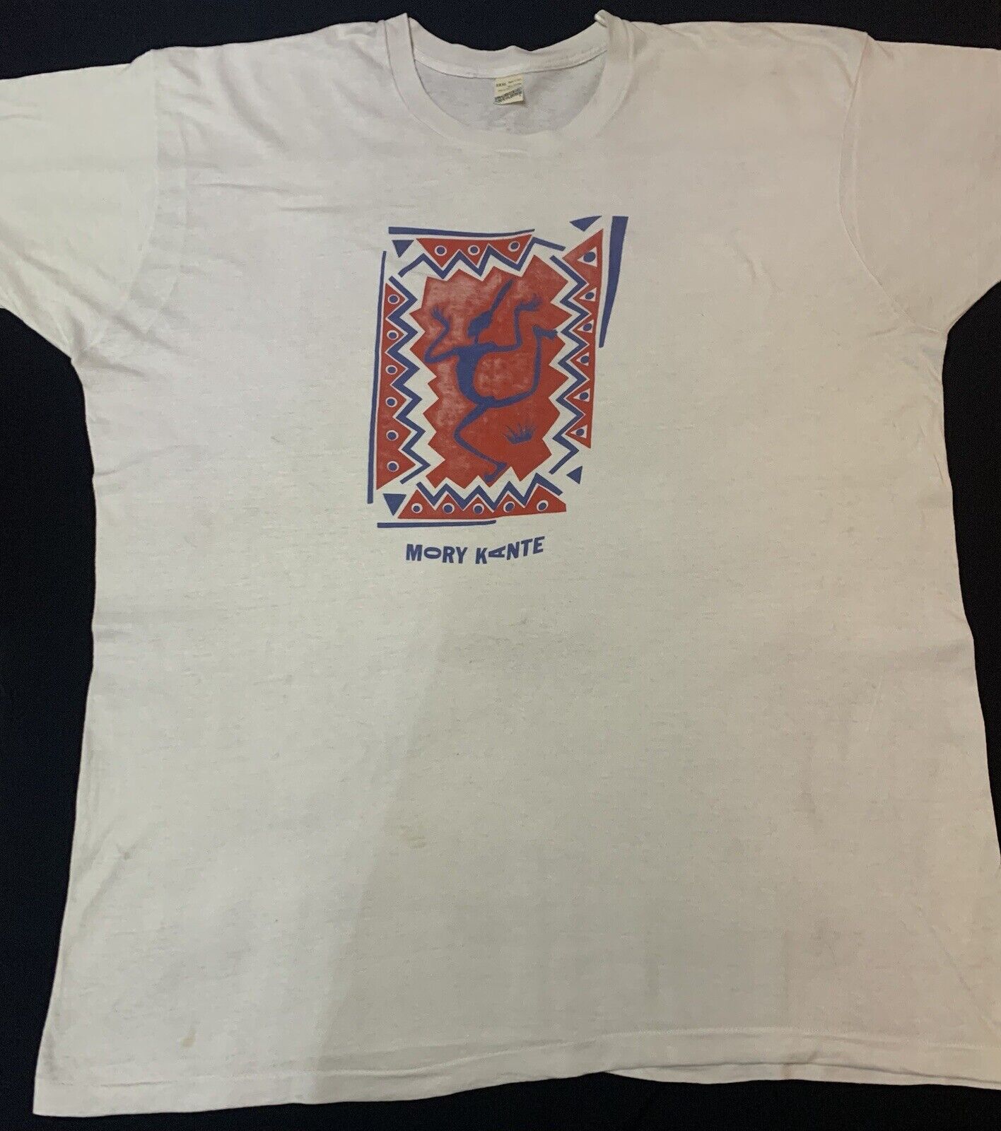 Mory Kante Shirt Original Vintage Ye Ke Ye Ke  Circa Late 1980s