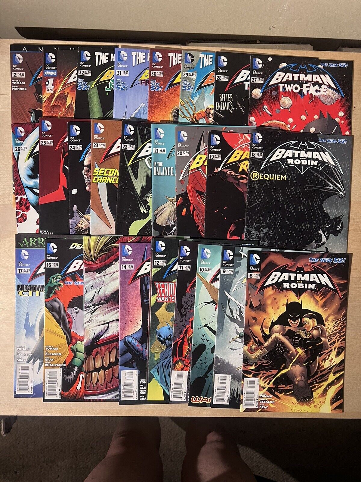 BATMAN AND ROBIN #8-32 + Annuals 1 & 2  ( 2012 DC Comics ) The New 52 High Grade