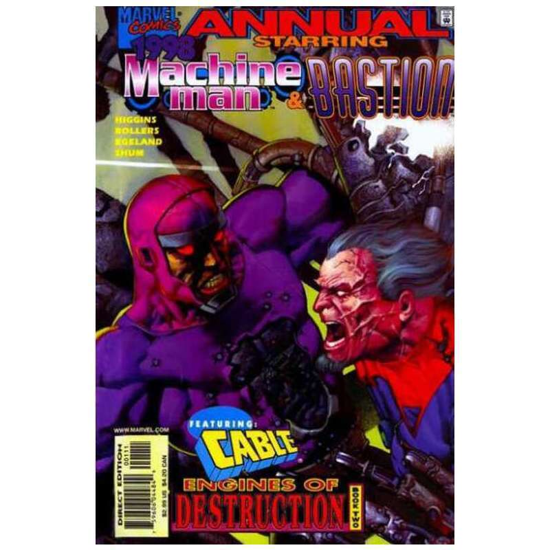 Machine Man Annual #1998  - 1984 series Marvel comics NM minus [i