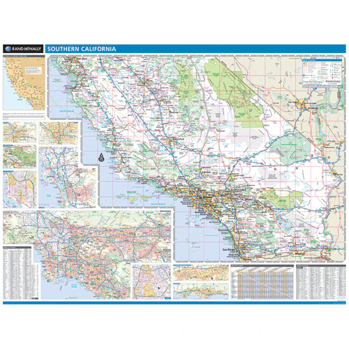 PROSERIES WALL MAP: SOUTHERN CALIFORNIA (R)