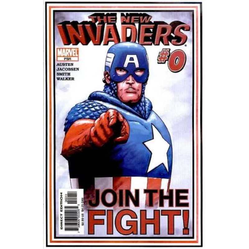 New Invaders #0 in Near Mint condition. Marvel comics [x,