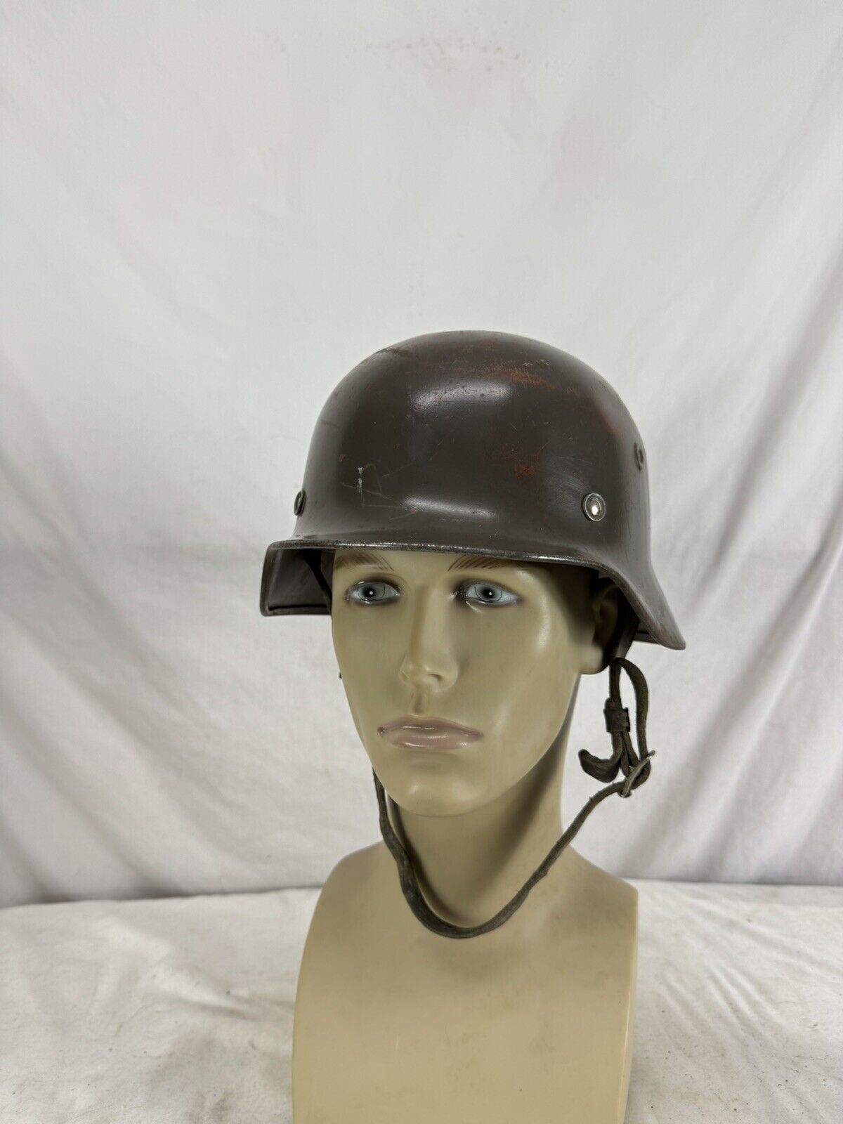 WW2 German/ Finnish Army M-40/55 helmet Finnish Issue Size 58cm Grey Color