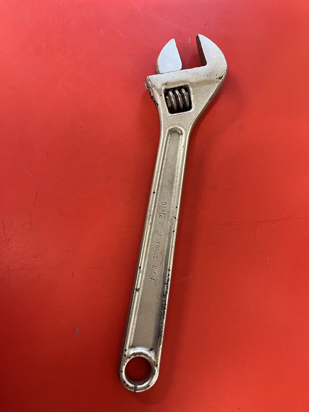 Vintage Utica 91-12 Adjustable Wrench - Alloy Steel 12\