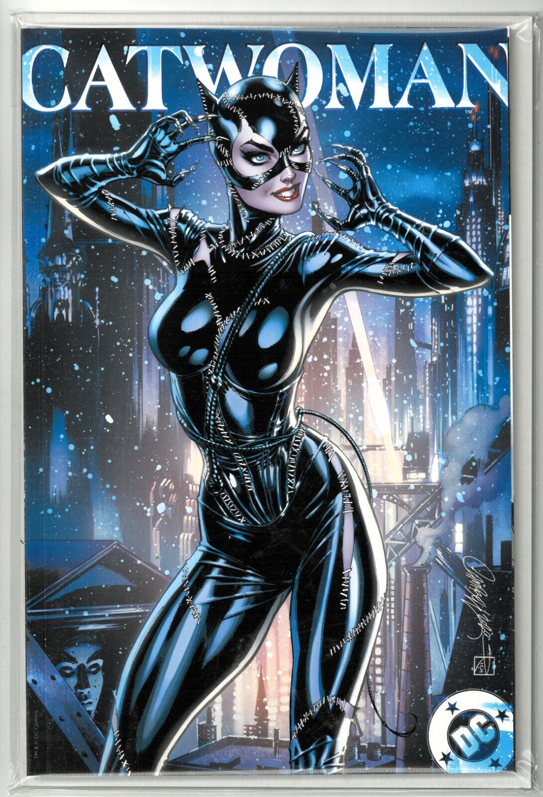 Catwoman 80th Anniv 100-Page Spectacular 2020 DC Cover H Var J. Scott Campbell