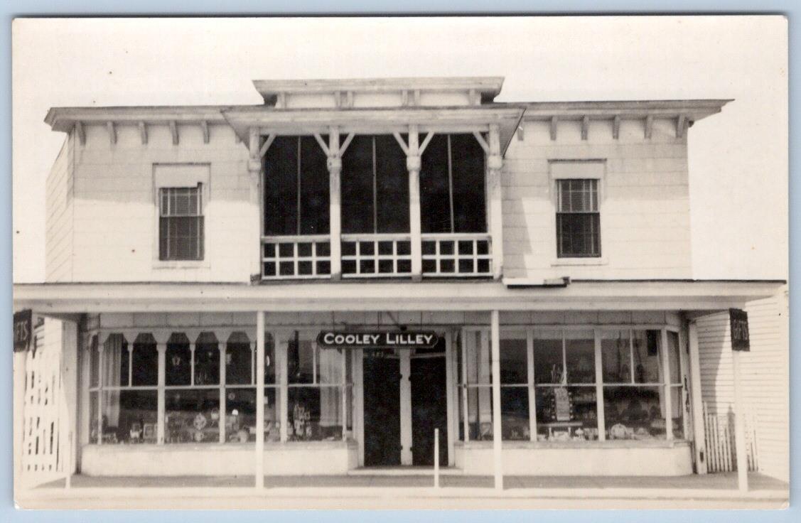 RPPC CAPE MAY NEW JERSEY NJ COOLEY LILLEY GIFT STORE BEACH AVE PHOTO POSTCARD