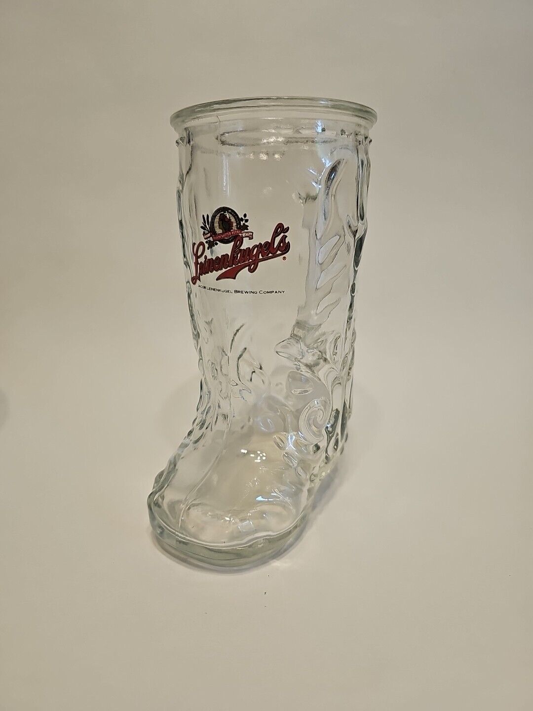 Collectible Beer Mug Boot Glass: Jacob LEINENKUGEL'S ~ Chippewa Falls, WISCONSIN