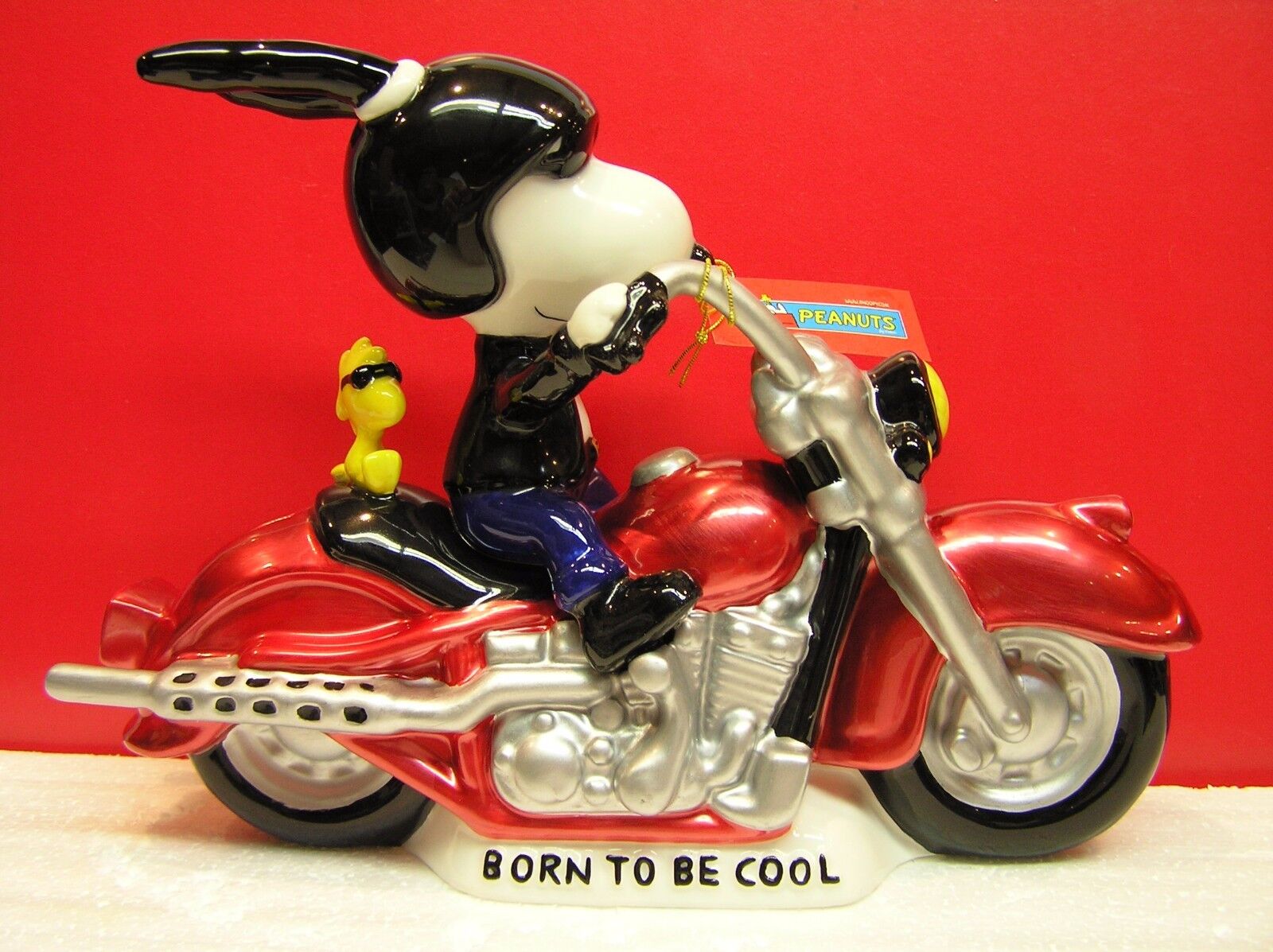 Westland Snoopy Joe Cool Born To Be Cool Bank Figurine  MIB