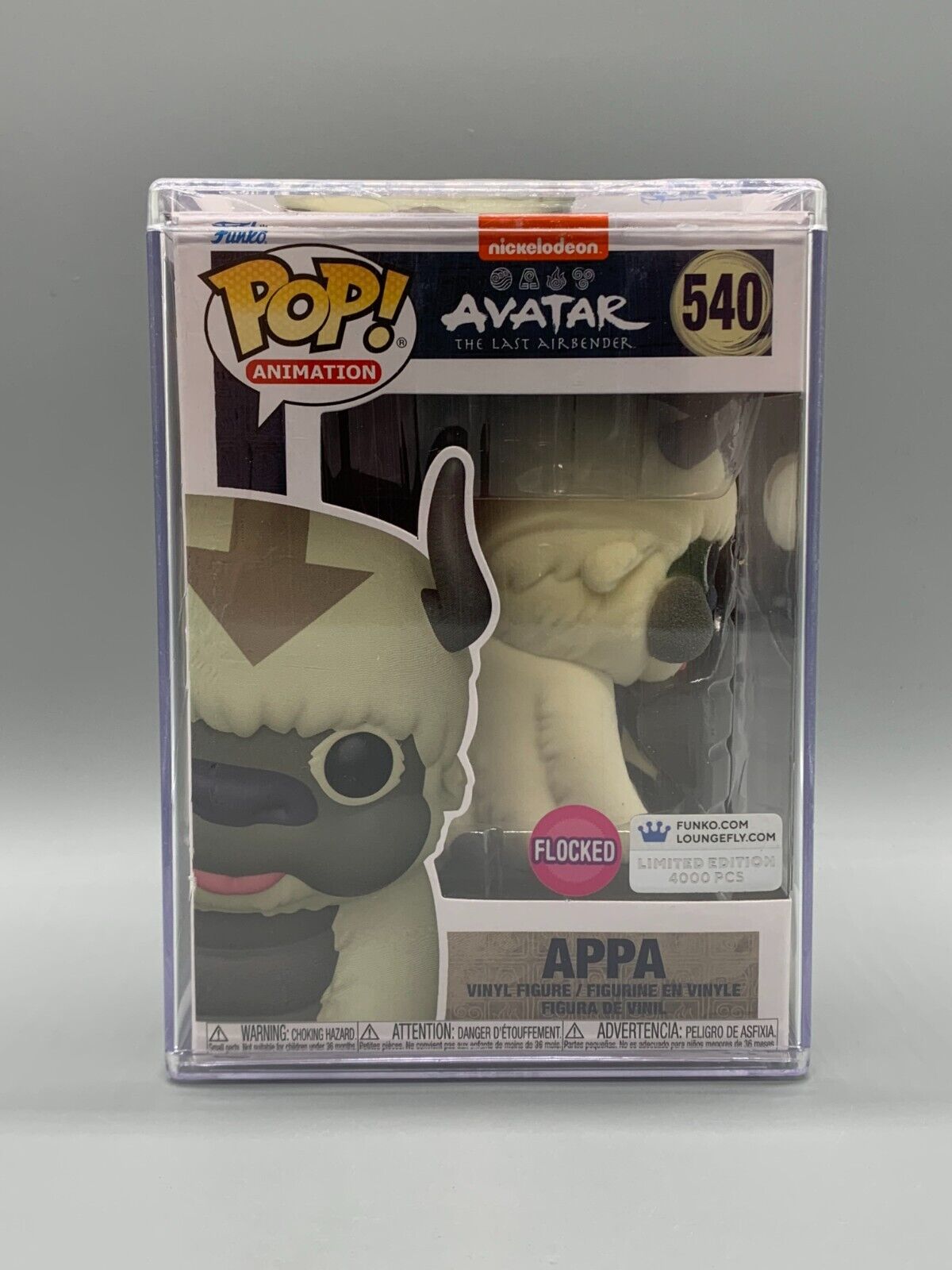 FUNKO POP #540 APPA FLOCKED *LE 4000* AVATAR LOUNGEFLY EXCLUSIVE W/ HARDSTACK