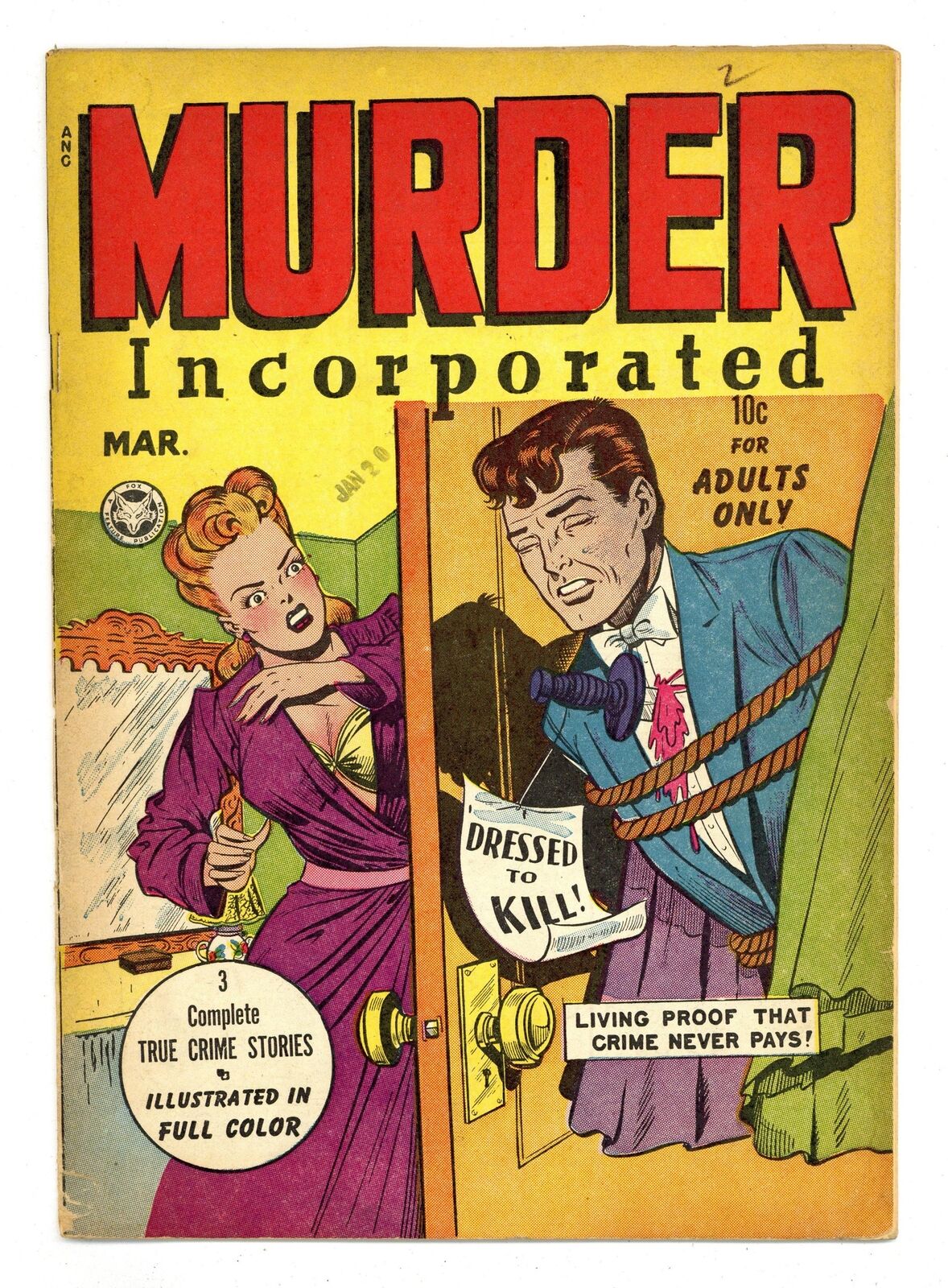 Murder Incorporated #2 VG- 3.5 1948