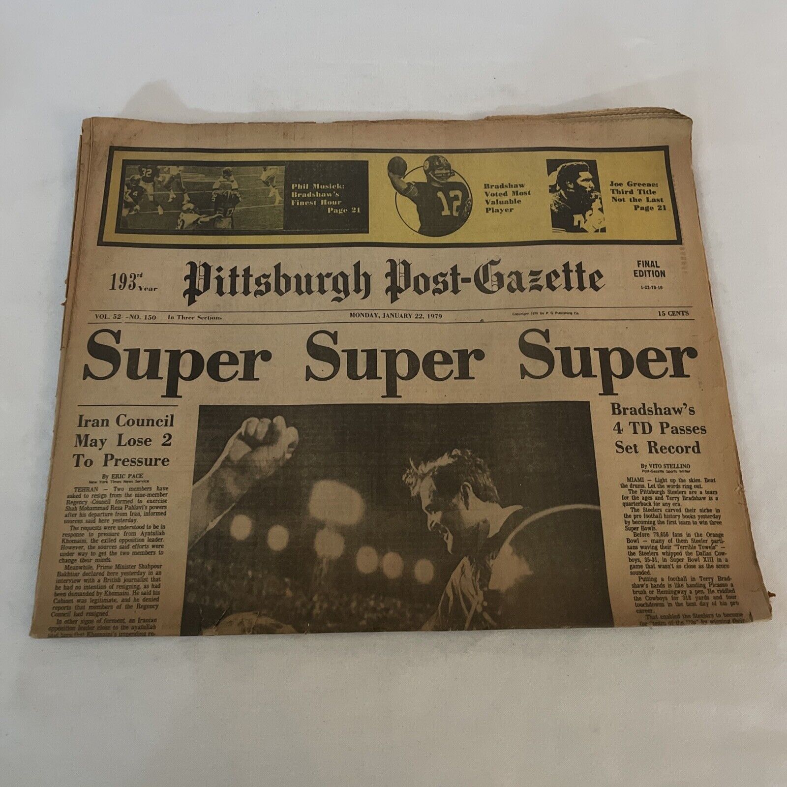 1979 Jan 22 The Pittsburgh Post-Gazette, Super Super Super (MH50)