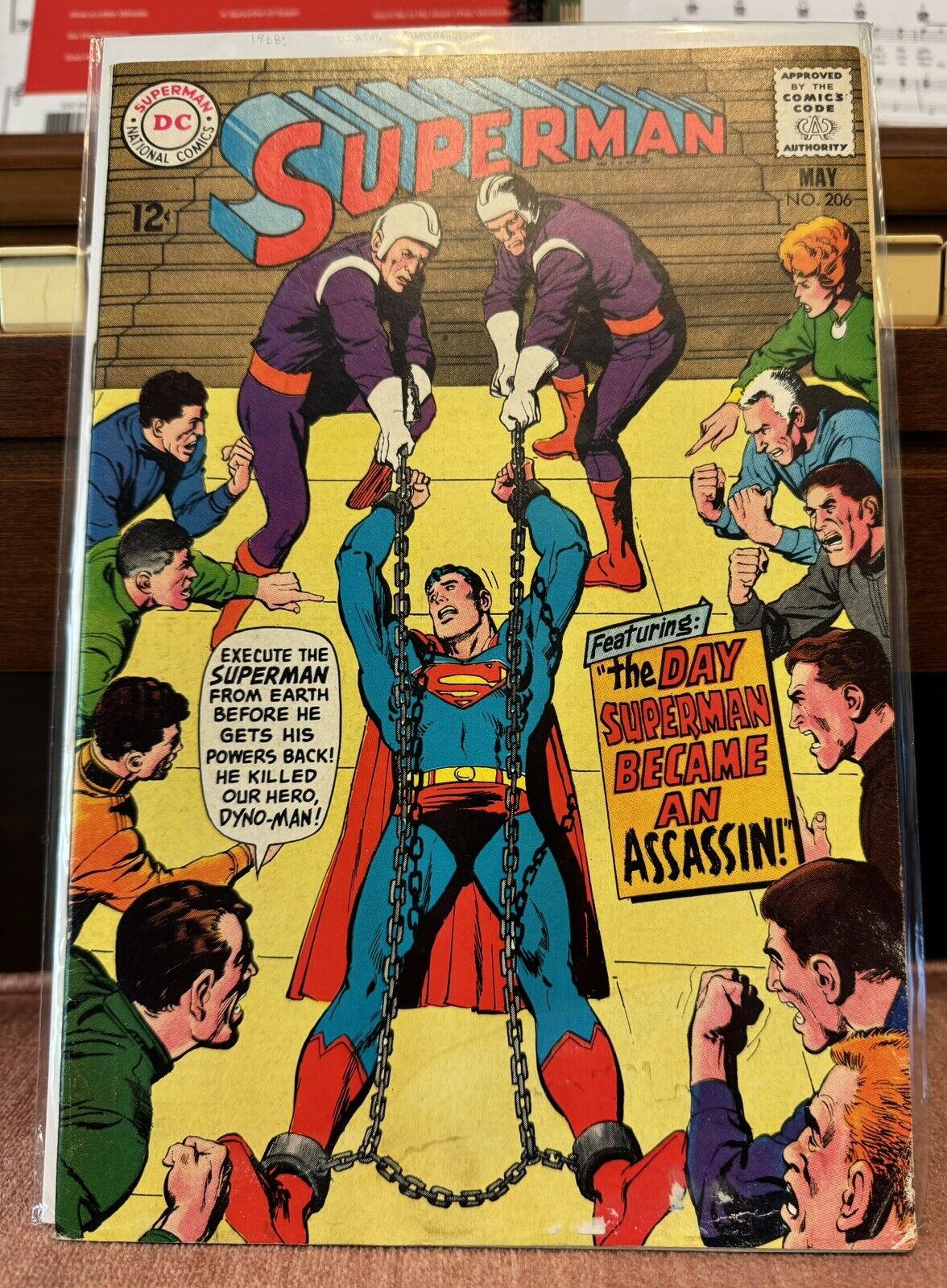 Superman Vol. 1 # 206 1968 “ Silver Age “
