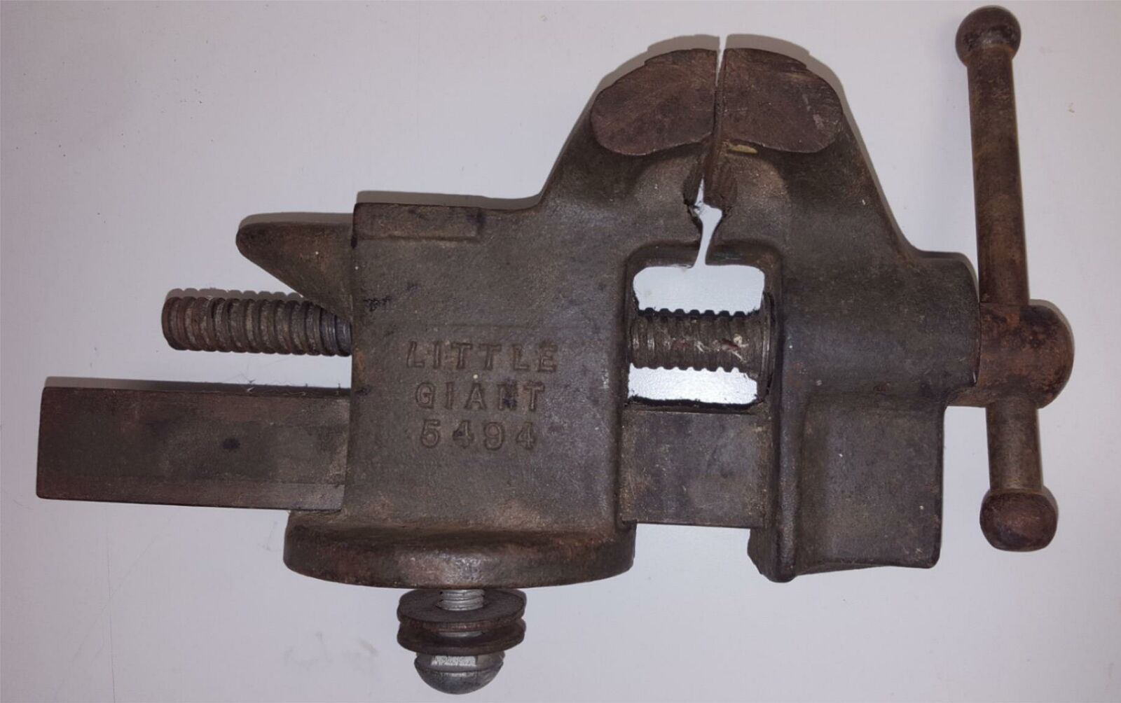 Vintage Little Giant 5494 Bench Vise Made in the USA