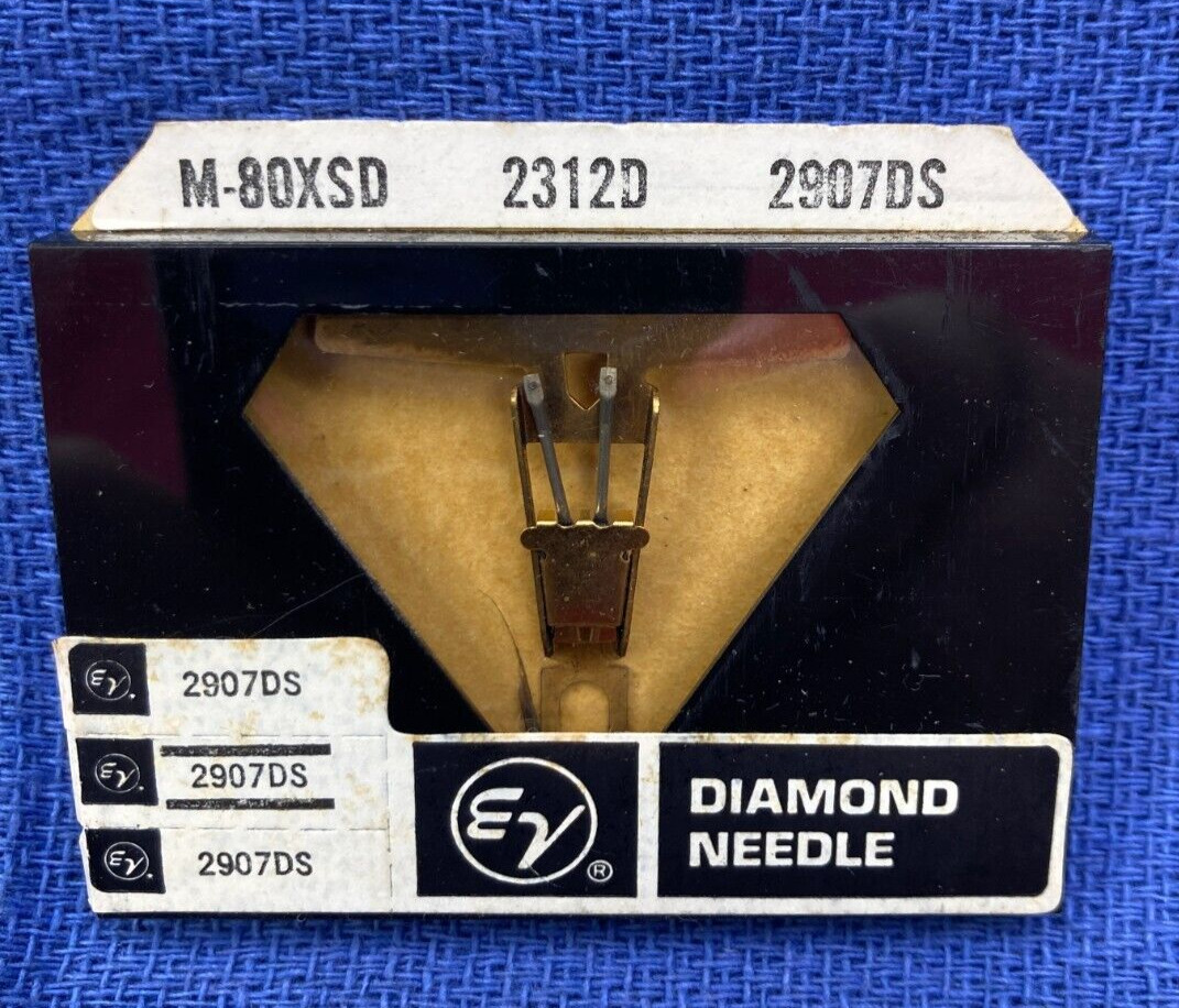 Electro-Voice Vintage Diamond Phonograph Needle Cartridge 2907DS M-80XSD 2312D