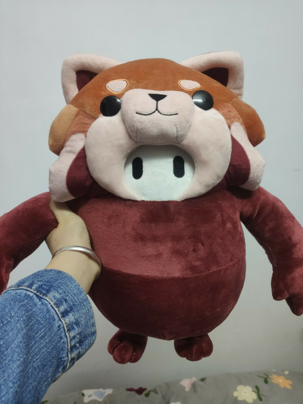 New Fall Guys 40cm Panda Plush Pillow Doll Soft Stuffed Toy Cosplay Xmas Gift