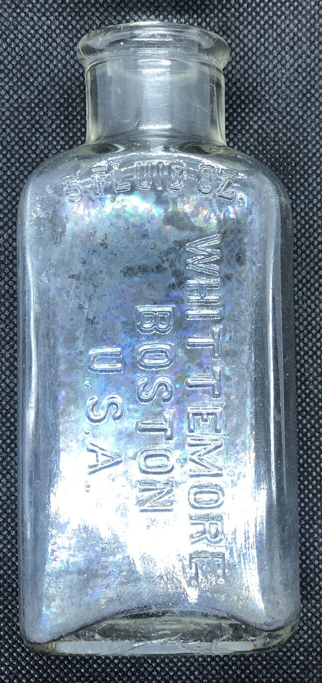 Antique Whittemore Boston USA 5 Oz Bottle 5.25\