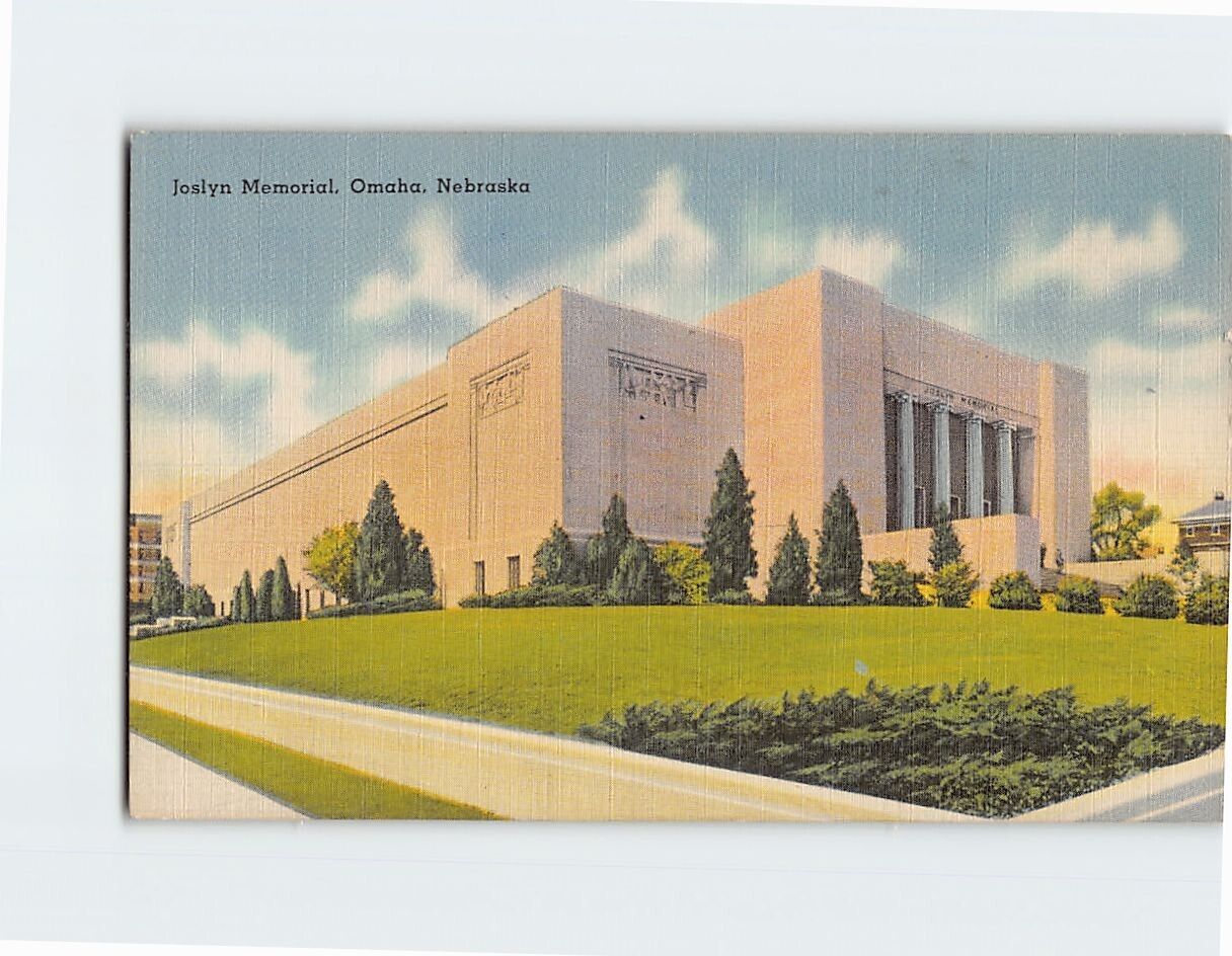 Postcard Joslyn Memorial Omaha Nebraska USA