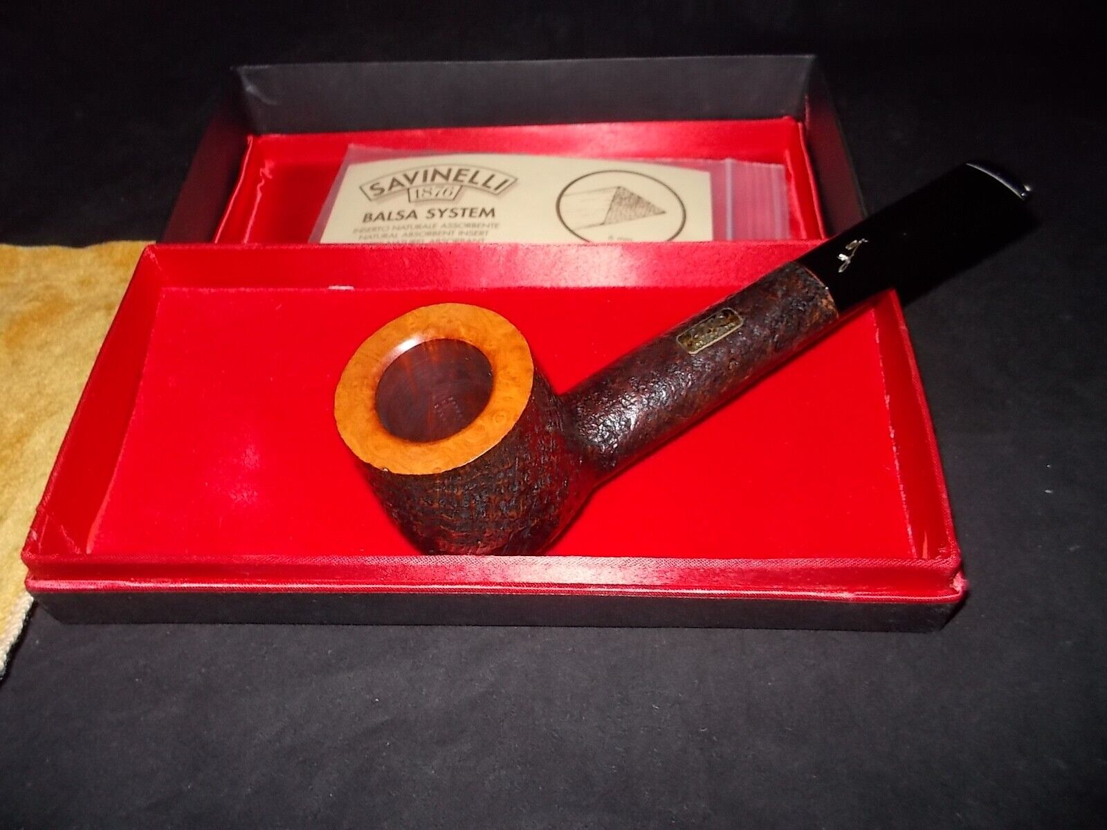 🔴 SAVINELLI COLLECTION PIPE YEAR 2006 SLEEVE, BOX & BALSA SYSTEM FILTERS (20)