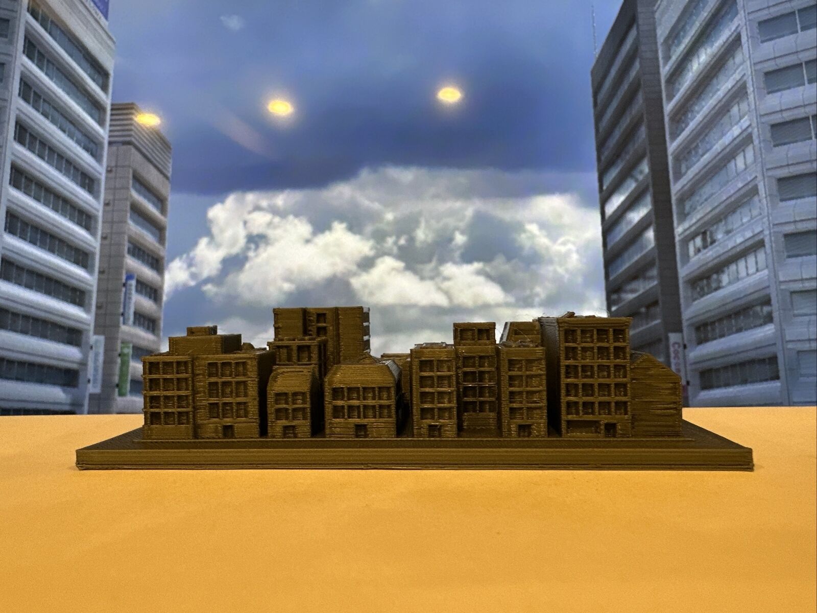 City Block works with  Sh Monsterarts, Neca, And Hiya (6-8Inch Figure) Godzilla