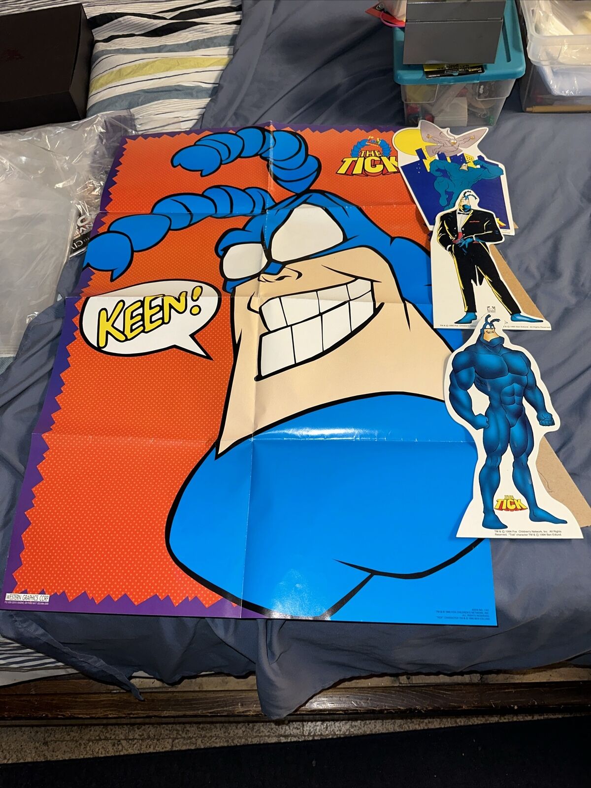The Tick Fox Children’s Network Promotional Poster & Standees 1994-95