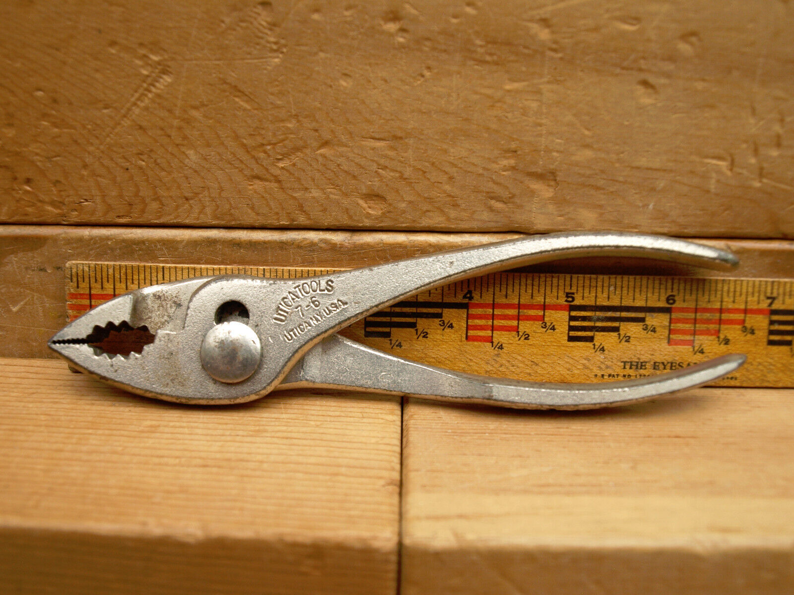 Utica Tools 7-6 Combination Slip-Joint Pliers 1940s-1960s