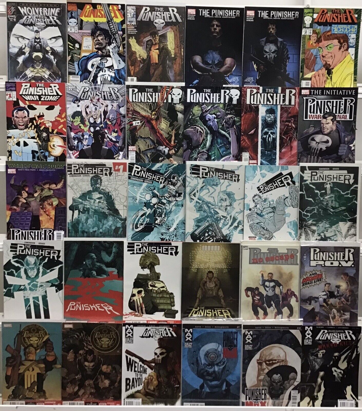Marvel Comics - Punisher - Comic Book Lot Of 30