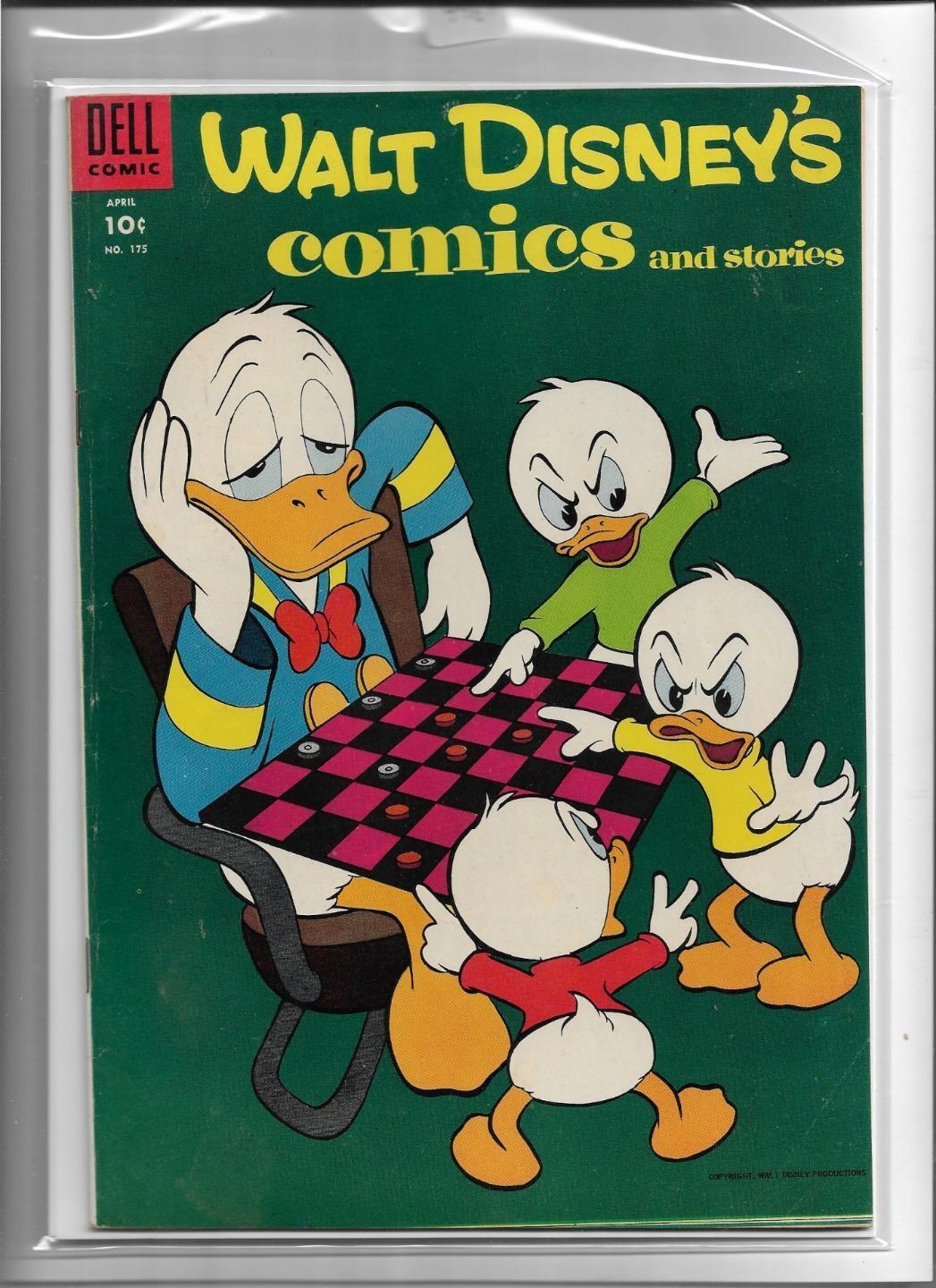 WALT DISNEY\'S COMICS AND STORIES #175 1955 FINE-VERY FINE 7.0 4467 DONALD DUCK