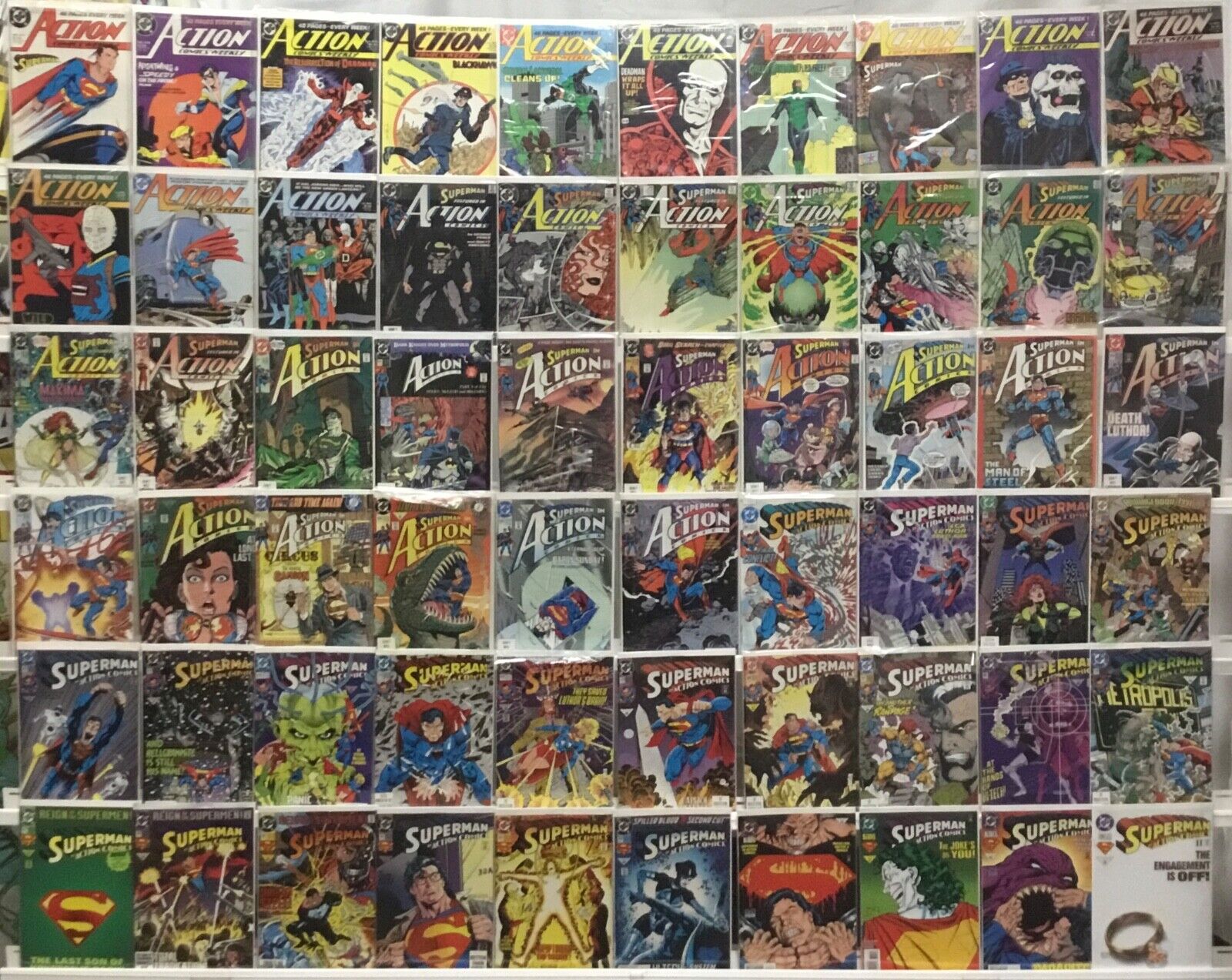 DC Comics - Superman Action Comics - Comic Book Lot of 60 Issues