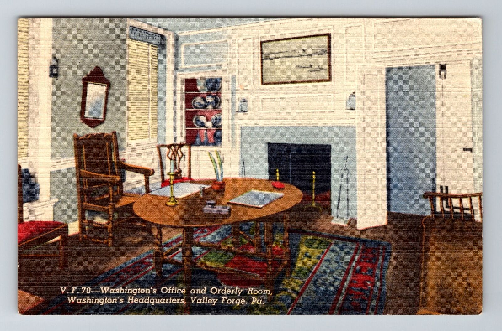 Valley Forge PA-Pennsylvania, Washington\'s Headquarters, c1953 Vintage Postcard
