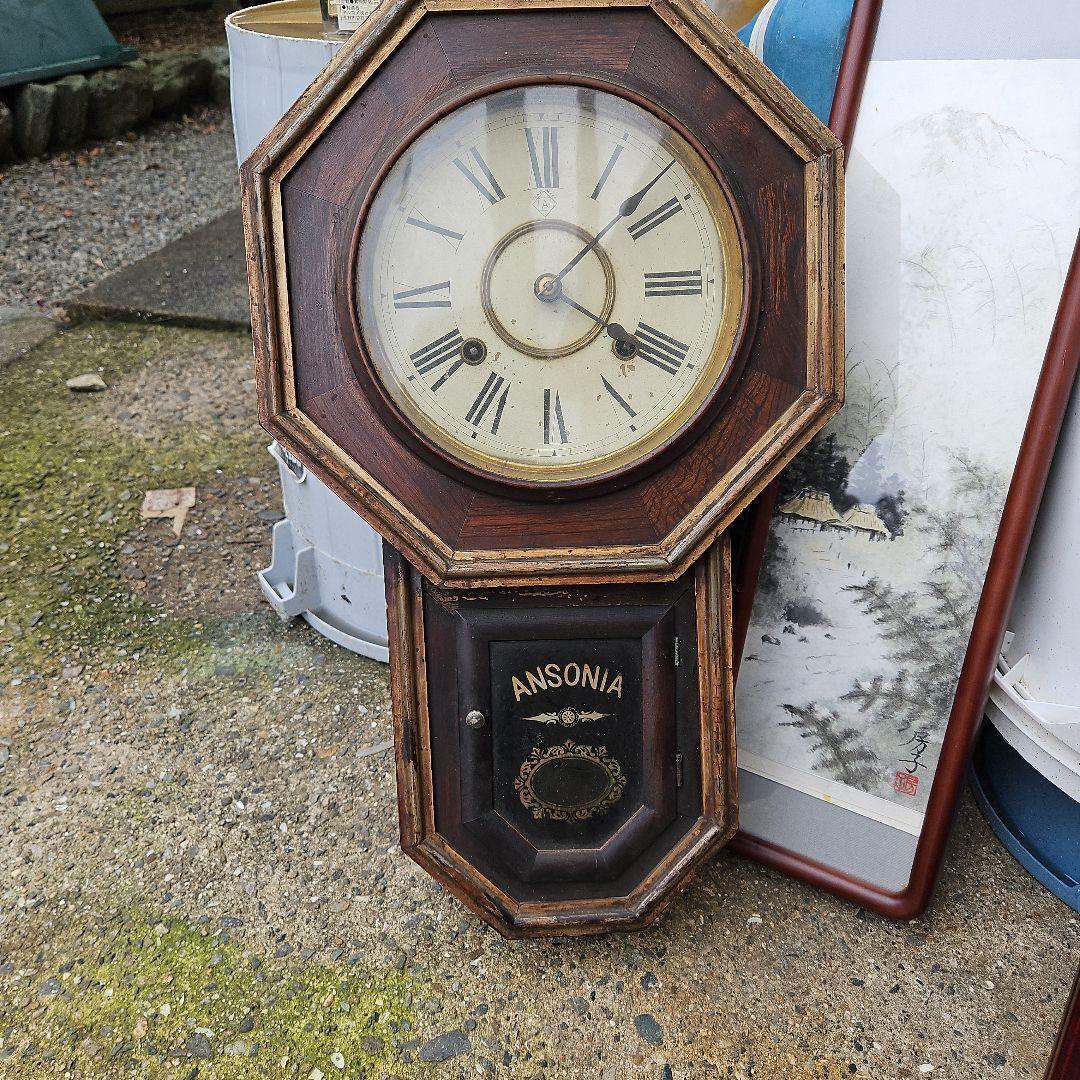 Antique American Ansonia Product Working Butaccurate Bon Clock