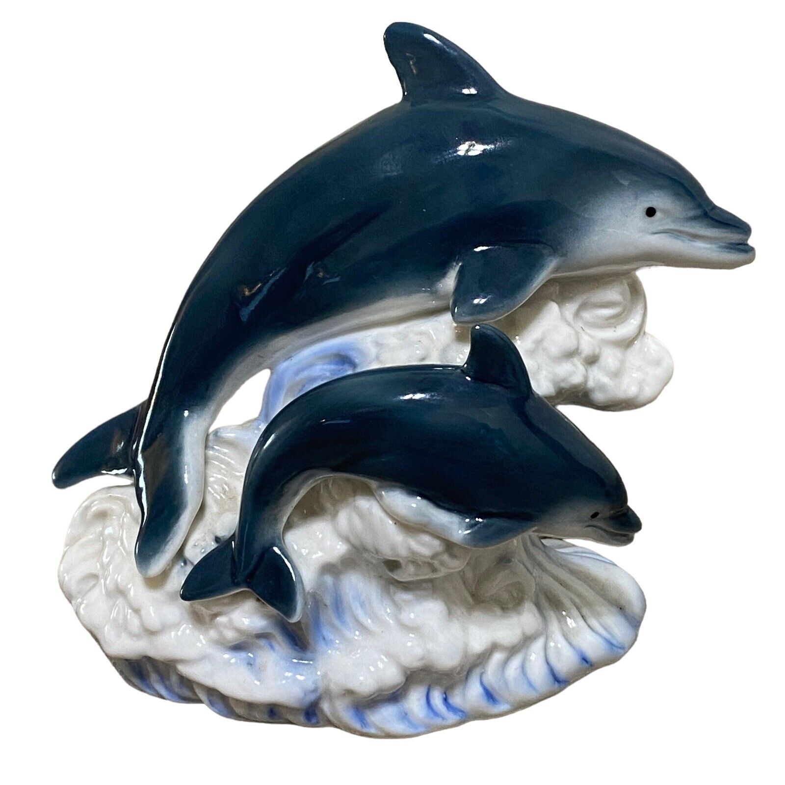 Dolphins Figurine Statue Herco Collection 5.5”