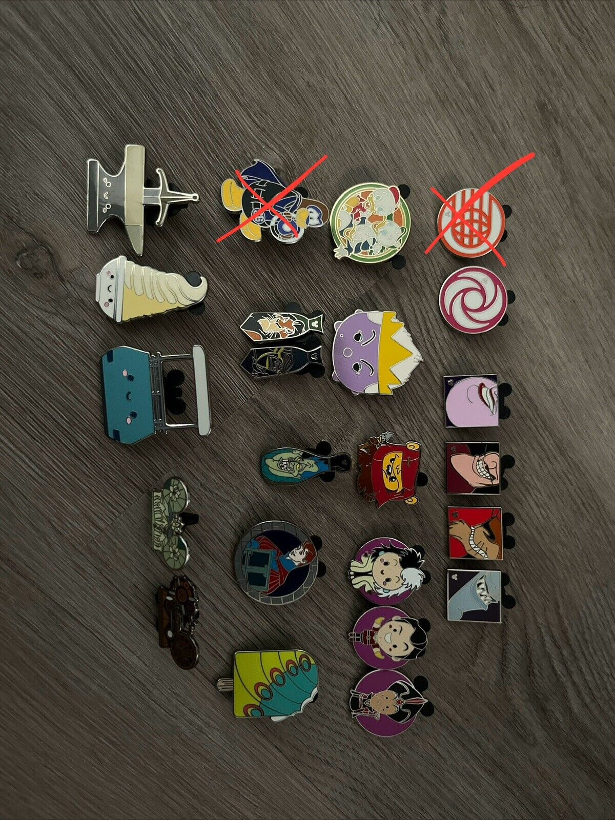 Assorted Disney Pin Lot