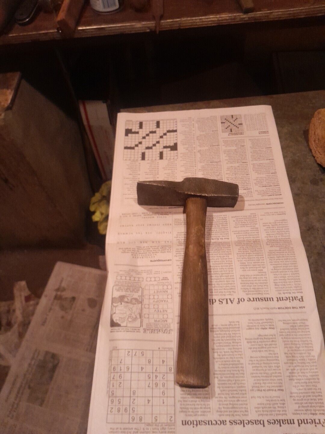 Vintage O F Koch Blacksmith Chipping Hammer