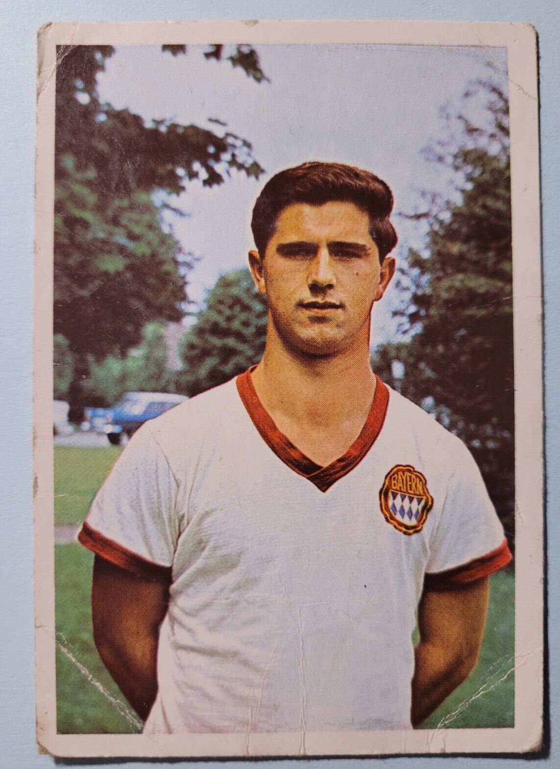 Gerd Müller FC Bayern Munich Bergmann 1965/66 rookie glued collectible picture 267