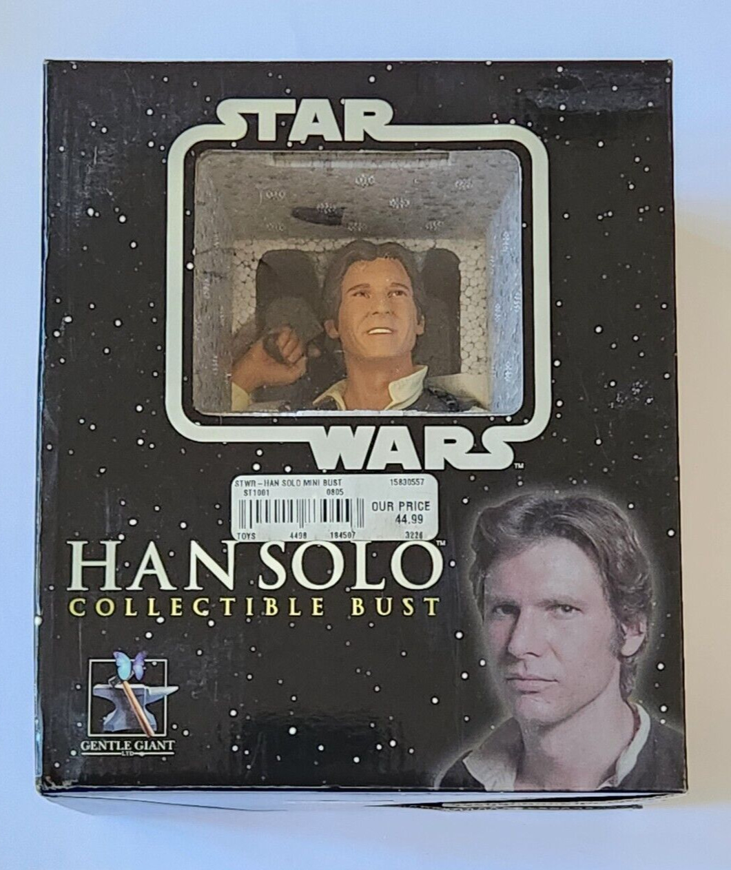 2005 STAR WARS HAN SOLO COLLECTIBLE BUST