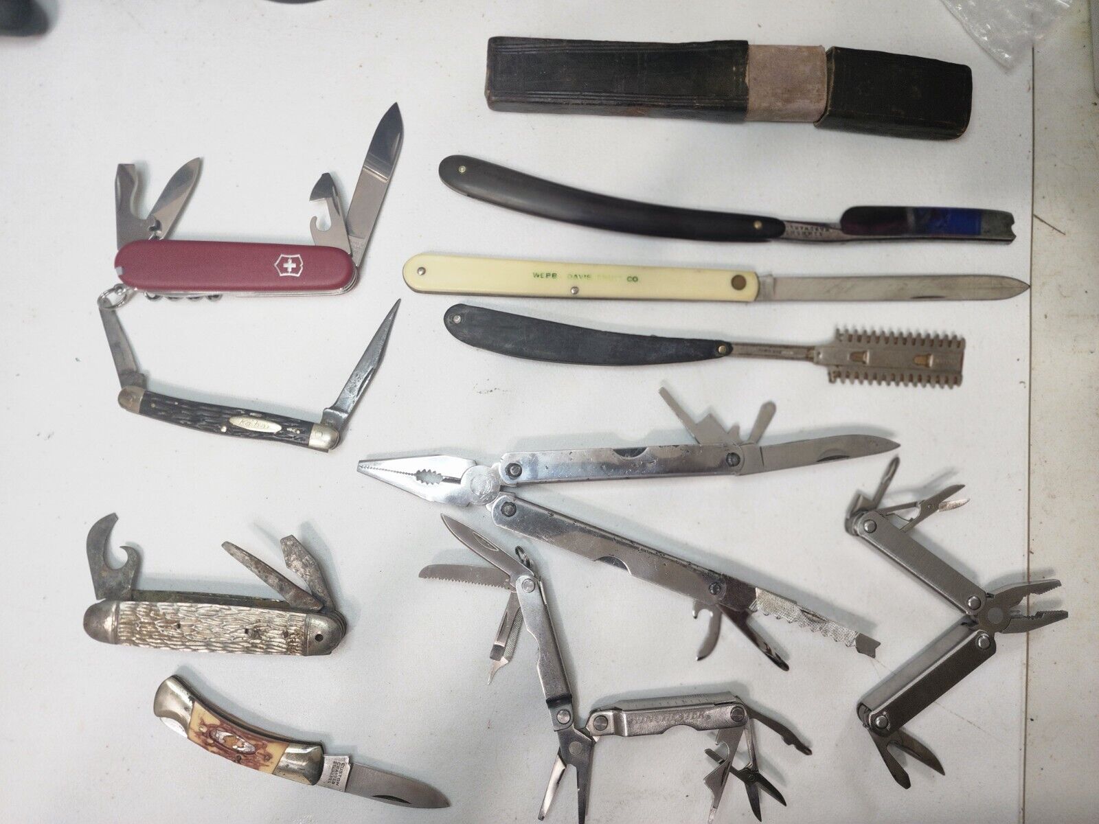 Lot of 10 Knives / Folding Knives / Multi Tools | Multiple Brands