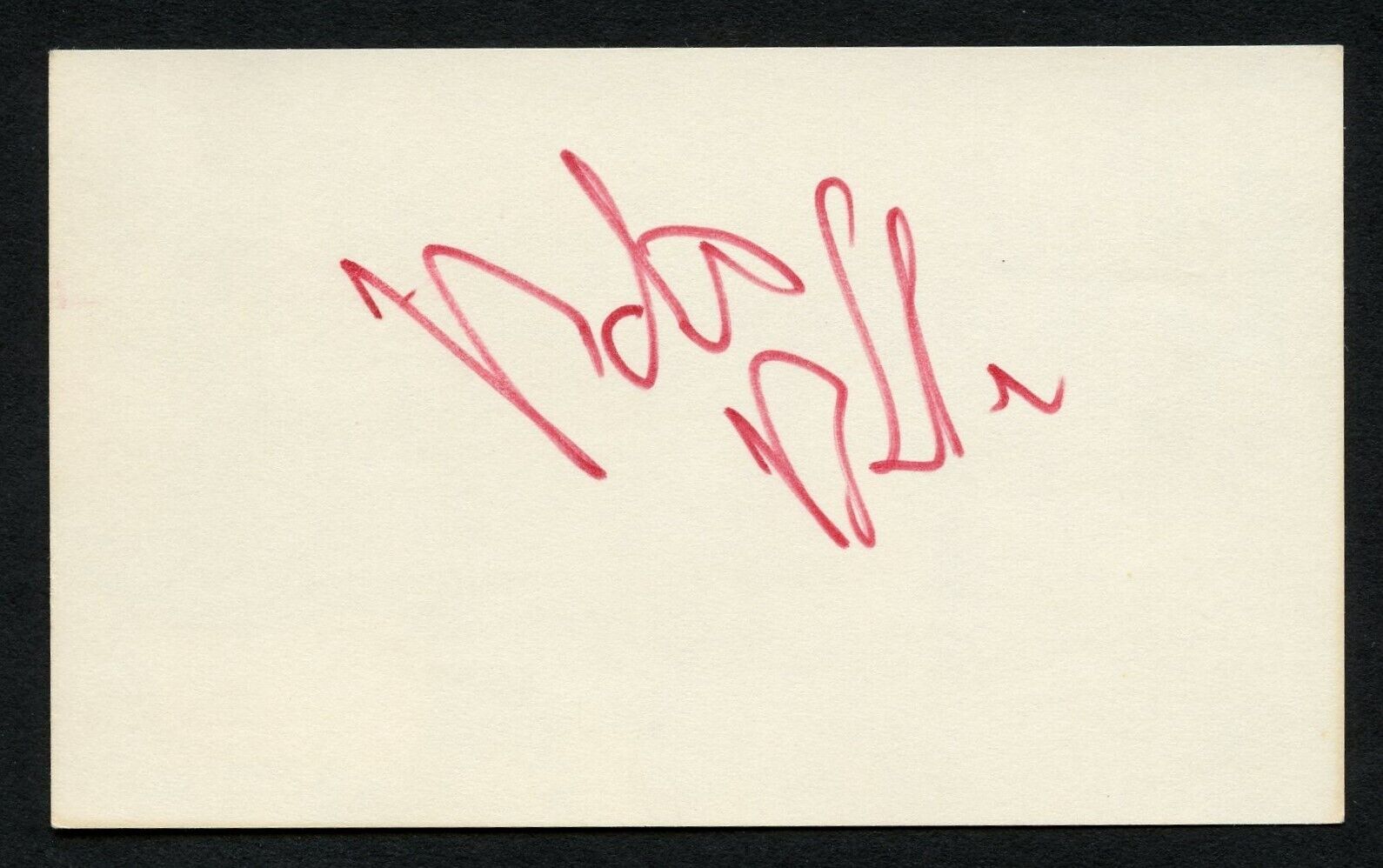 Robert Blake signed autograph auto Vintage 3x5 card Actor: Cold Blood BAS Cert