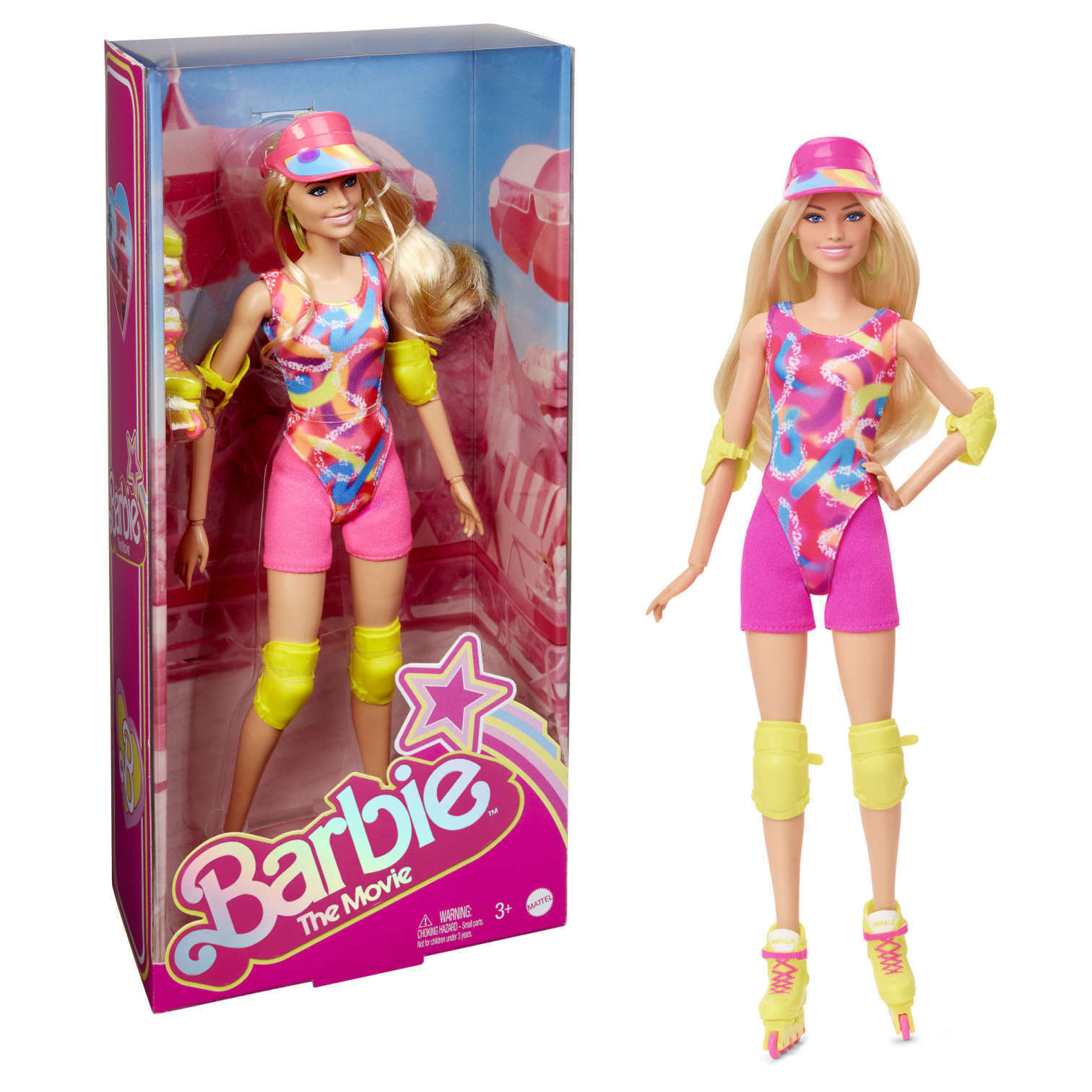 Barbie Margot Robbie as Barbie in Inline Skating Outfit - HRB04