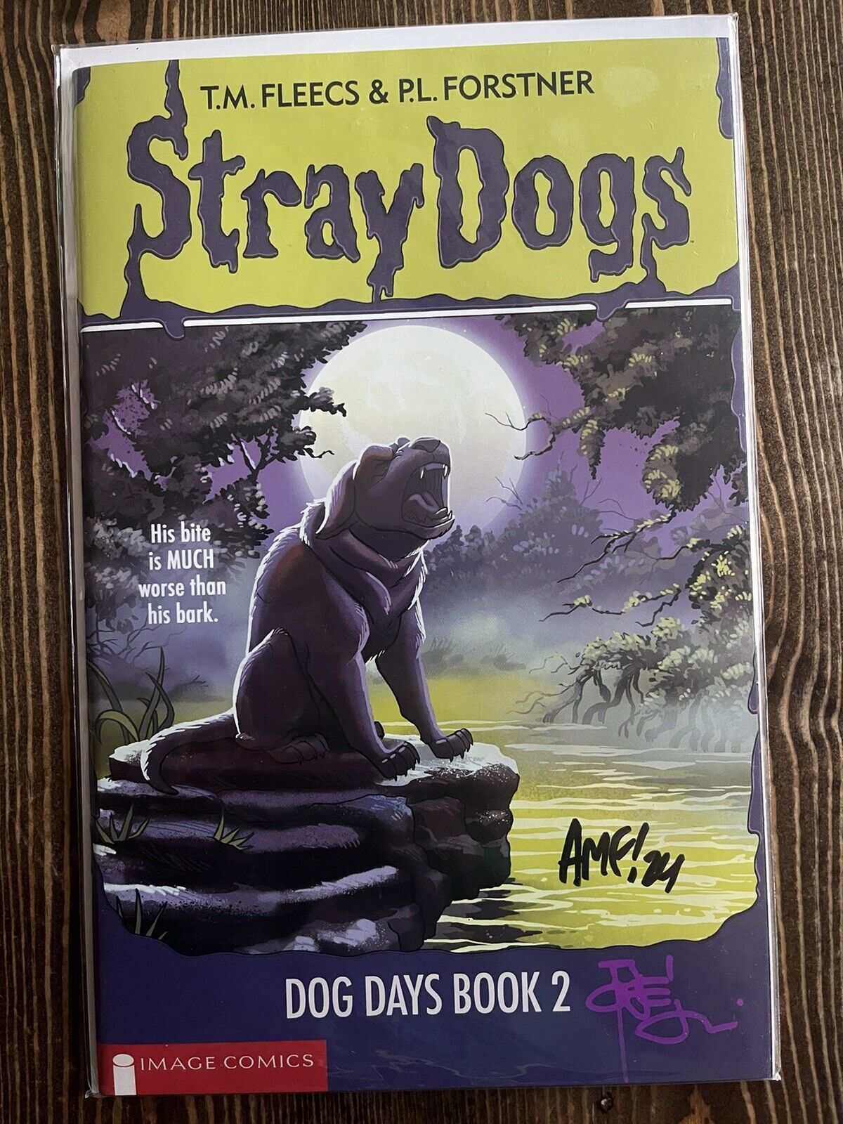 Stray Dogs: Dog Days #2 - Goosebumps Homage - SIGNED By Fleecs And Rodriguez