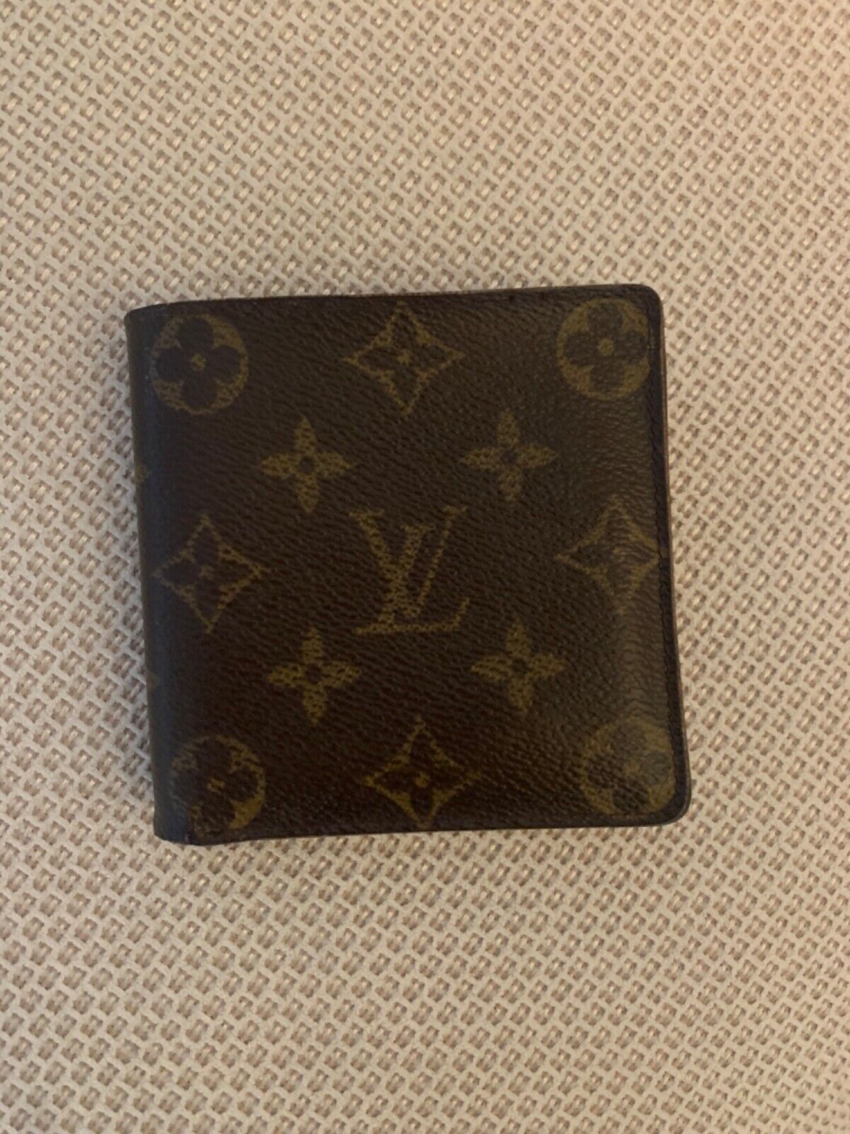Authentic Louis Vuitton Monogram Mens Leather Wallet  